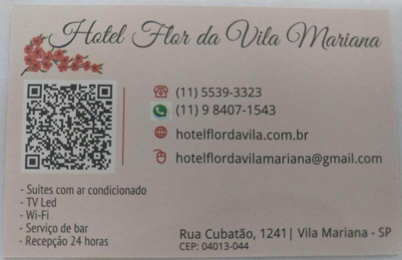 Hotel Flor Da Vila Mariana Sao Paulo Exterior foto